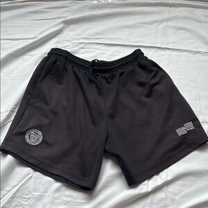 US Soccer Official Sports Referee Black Uniform Shorts Pockets Youth XL/Adult XS